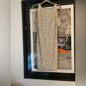 Alice and Olivia off white sequin dress!